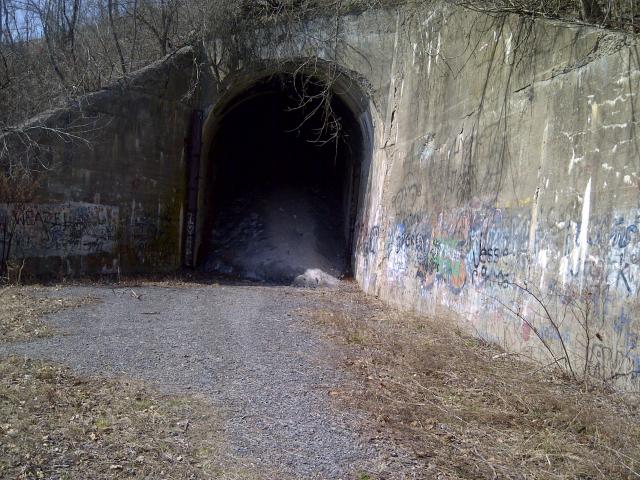 Green Man's Tunnel, South Park - one of the many haunted places in Pittsburgh.