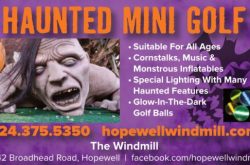 Haunted Mini-Golf at the Windmill