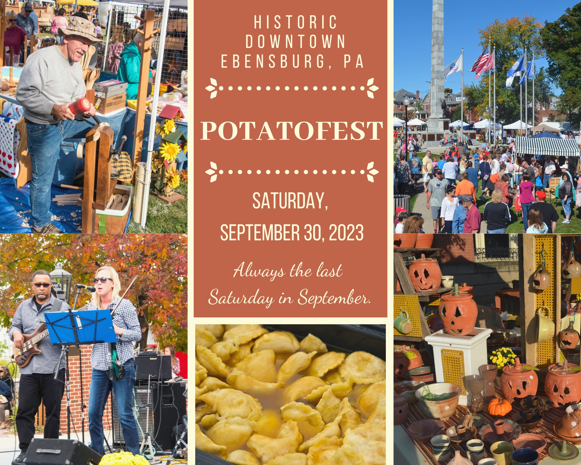 32nd Annual PotatoFest, Downtown Ebensburg (Official Page)