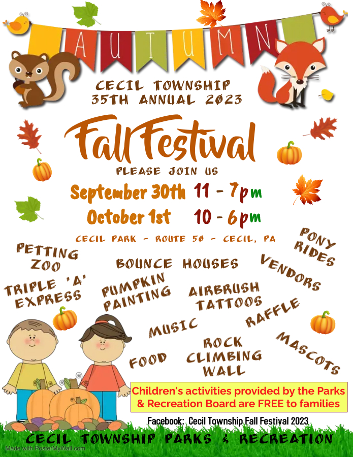 35th Annual Cecil Township Fall Festival SPG Events and Festivals
