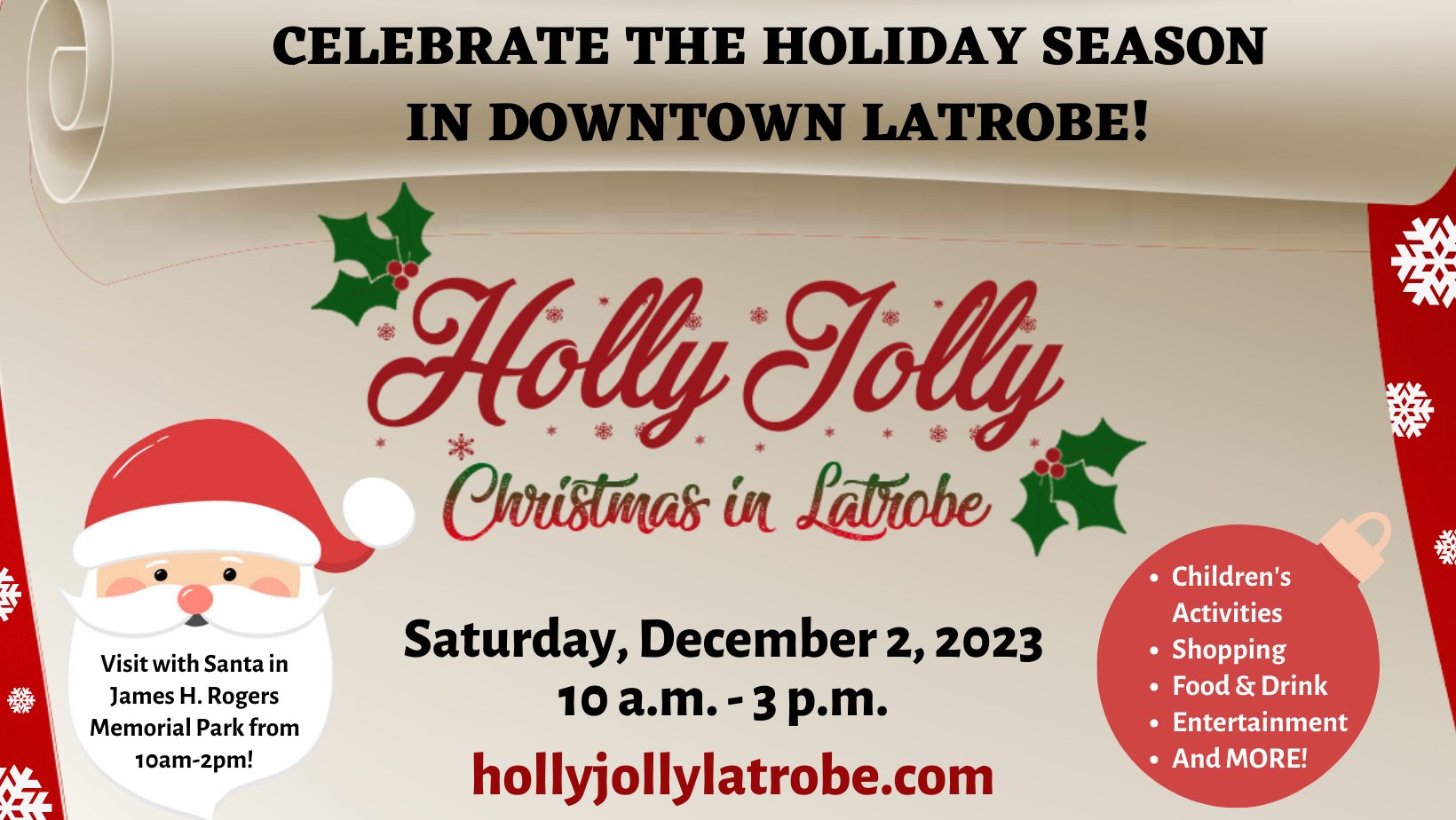 Holly Jolly Christmas in Latrobe 2023