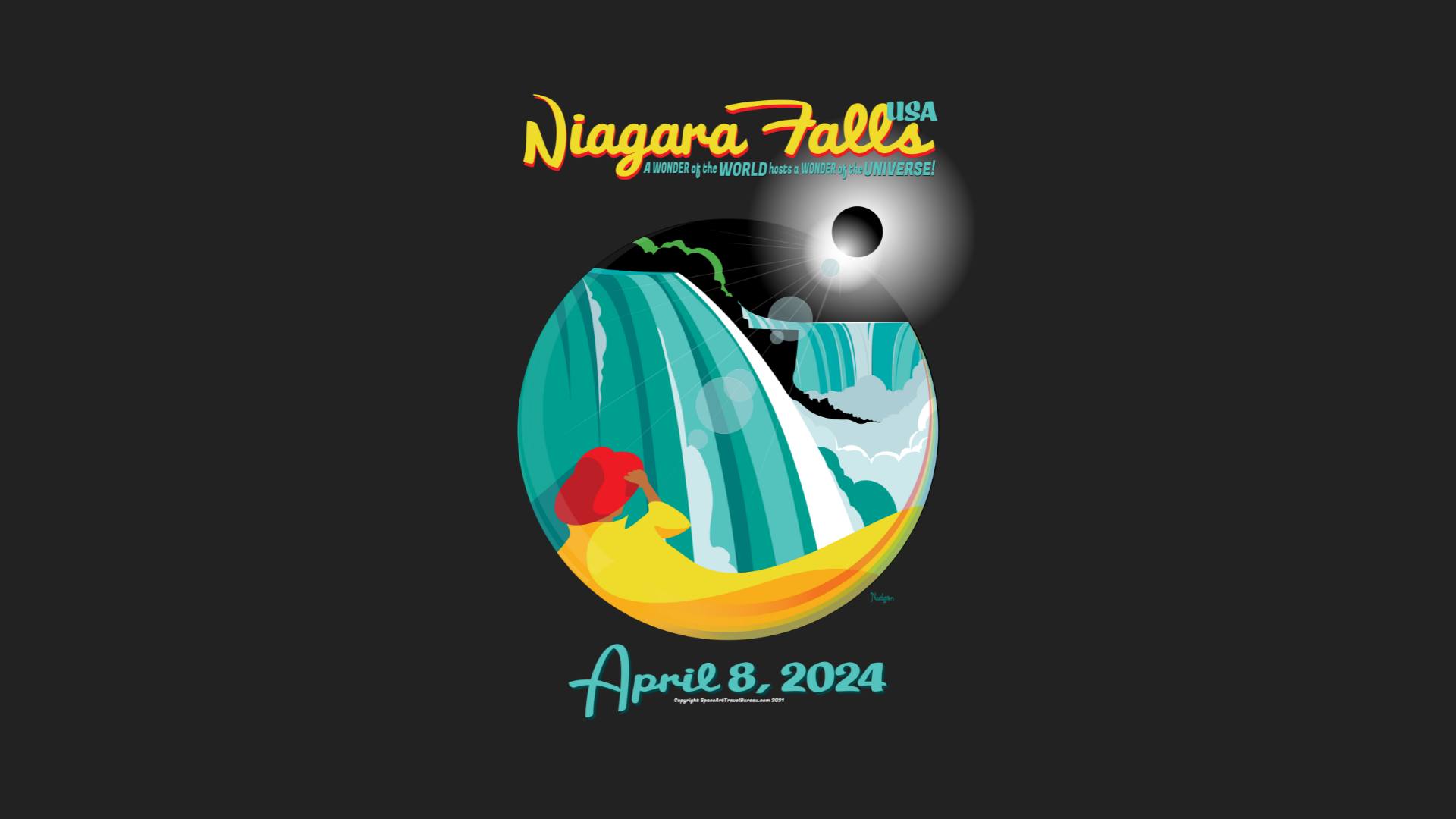 Niagara Falls USA 2024 Total Solar Eclipse